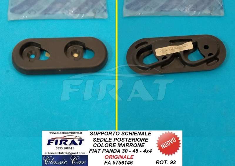 SUPPORTO SCHIENALE SEDILE FIAT PANDA 30-45-4X4 POST. (5756146)